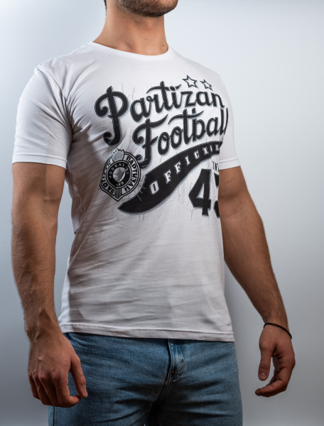 Tshirt Partizan - "Super" (weiss)